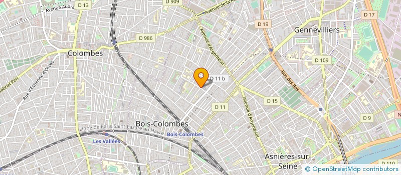 localisation de l'entreprise MONSIEUR DANIEL LOBBESTAEL à BOIS-COLOMBES