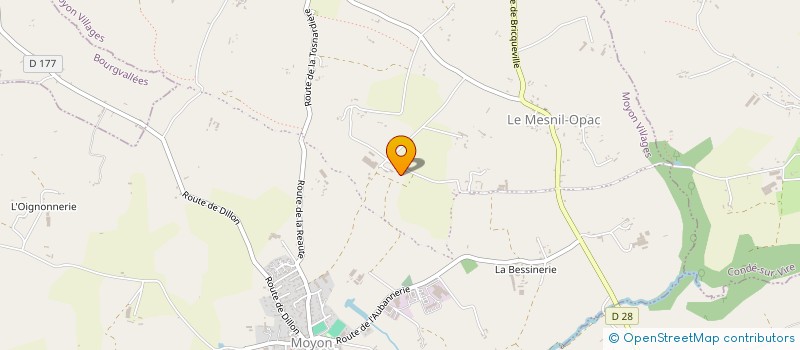 localisation de l'entreprise MONSIEUR DANIEL LOISEL  MOYON VILLAGES