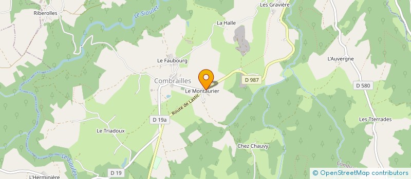 localisation de l'entreprise MONSIEUR DANIEL LONCHAMBON à COMBRAILLES