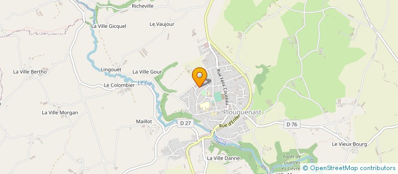 localisation de l'entreprise MONSIEUR DANIEL LONCLE à PLOUGUENAST-LANGAST