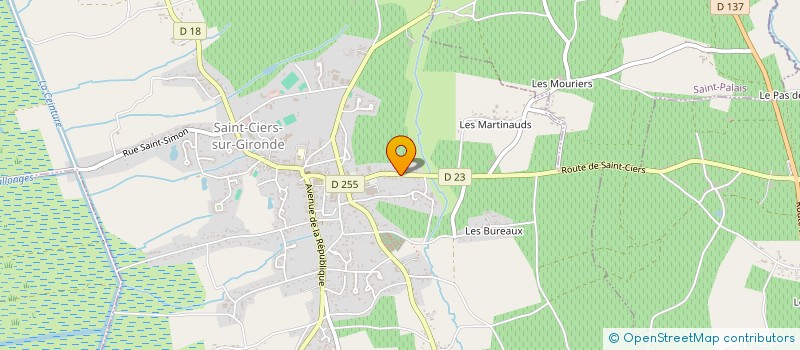 localisation de l'entreprise MONSIEUR DANIEL LONGO  SAINT-CIERS-SUR-GIRONDE