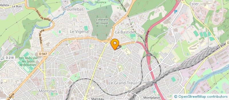 localisation de l'entreprise MONSIEUR DANIEL LONGONGO BAPTISTA à LIMOGES