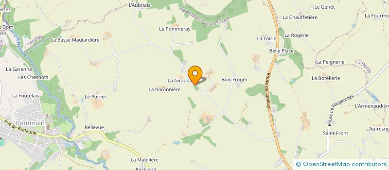 localisation de l'entreprise MONSIEUR DANIEL LONGUEVE  SAINT-MARS-SUR-LA-FUTAIE