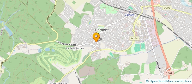 localisation de l'entreprise MONSIEUR DANIEL LOPES  DOMONT