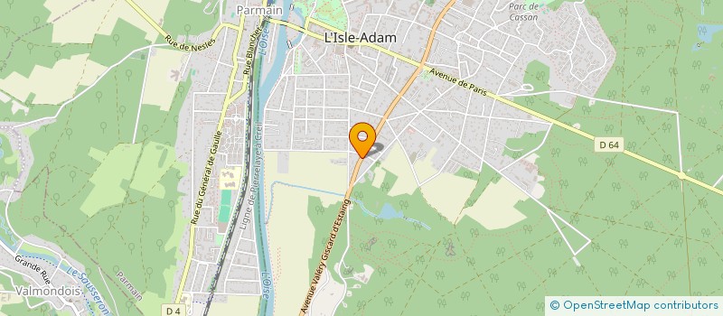 localisation de l'entreprise MONSIEUR DANIEL LOPEZ  L'ISLE-ADAM