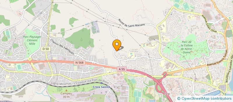 localisation de l'entreprise MONSIEUR DANIEL LOPEZ  MARTIGUES