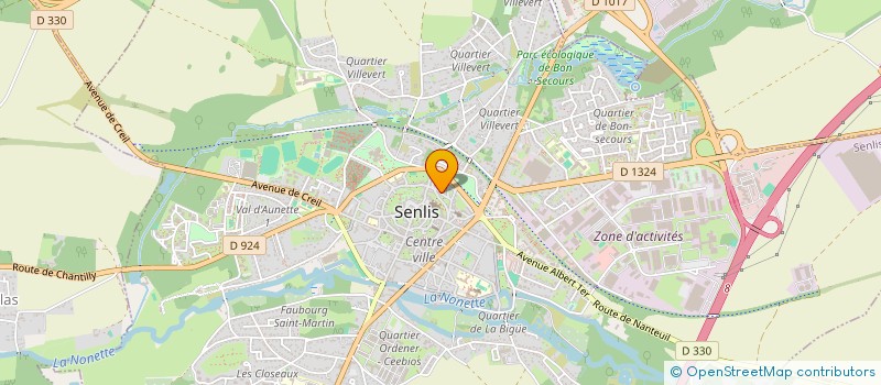 localisation de l'entreprise MONSIEUR DANIEL LOUIS MARIE REMIGIUS  SENLIS