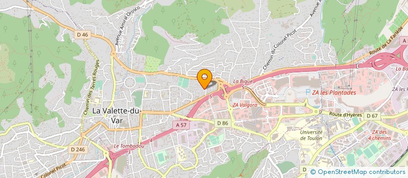 localisation de l'entreprise MONSIEUR DANIEL LOUIS VILAIN à LA VALETTE-DU-VAR