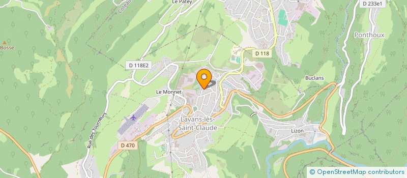 localisation de l'entreprise MONSIEUR DANIEL LOUVARD à LAVANS-LES-SAINT-CLAUDE