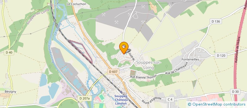 localisation de l'entreprise MONSIEUR DANIEL LOYER à SOUPPES-SUR-LOING