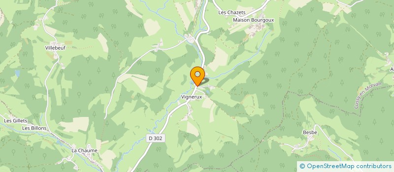 localisation de l'entreprise MONSIEUR DANIEL LUCARINI  CUSSY-EN-MORVAN