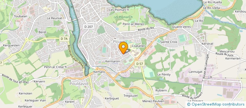 localisation de l'entreprise MONSIEUR DANIEL LUCAS  DOUARNENEZ