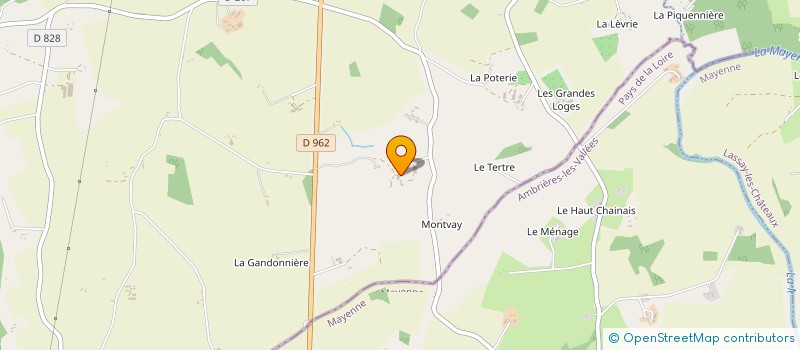 localisation de l'entreprise MONSIEUR DANIEL LUCET à CEAUCE