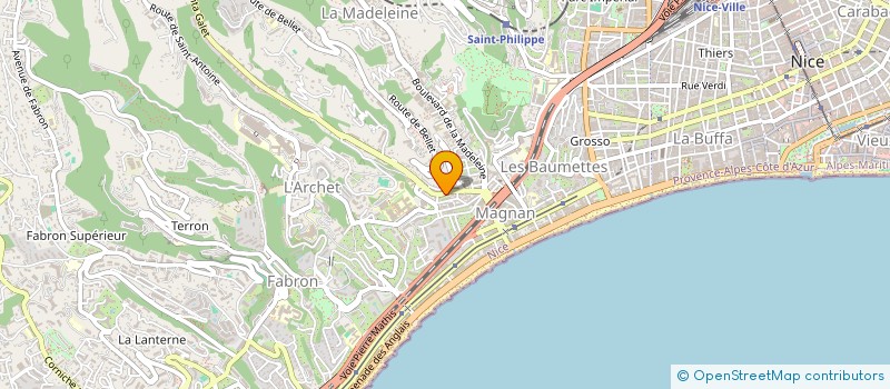 localisation de l'entreprise MONSIEUR DANIEL LUPEA à NICE