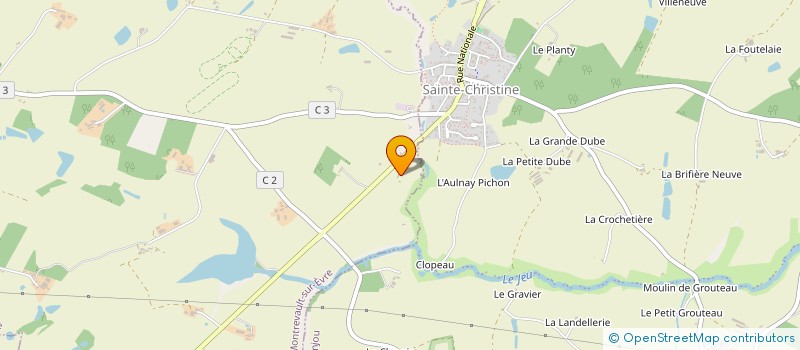 localisation de l'entreprise MONSIEUR DANIEL LUSSON  MAUGES-SUR-LOIRE