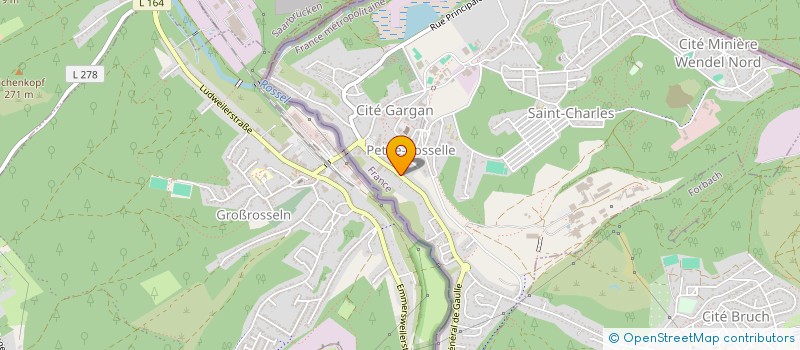 localisation de l'entreprise MONSIEUR DANIEL LUXEMBURGER  PETITE-ROSSELLE