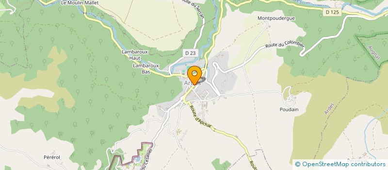 localisation de l'entreprise MONSIEUR DANIEL MACCHABEE  ARDES