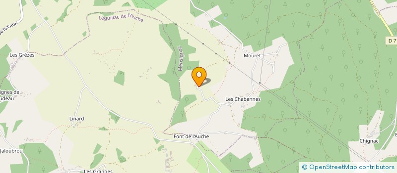 localisation de l'entreprise MONSIEUR DANIEL MACE à MENSIGNAC