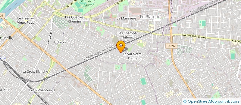 localisation de l'entreprise MONSIEUR DANIEL MACHADO DE MOURA à SARTROUVILLE