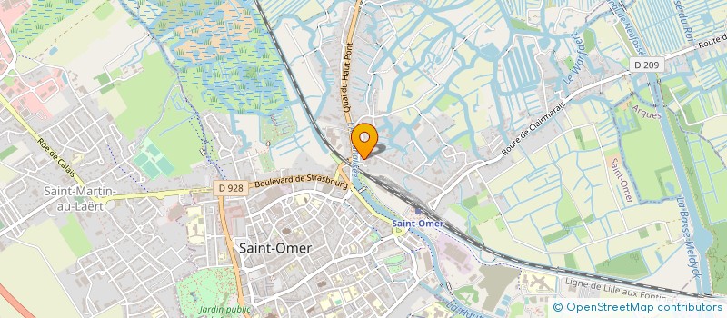 localisation de l'entreprise MONSIEUR DANIEL MACHART  SAINT-OMER