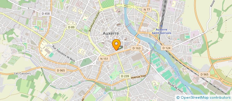 localisation de l'entreprise MONSIEUR DANIEL MACHIN à AUXERRE