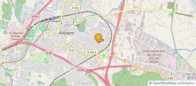 localisation de l'entreprise MONSIEUR DANIEL MAGLIARASCHI à AUBAGNE
