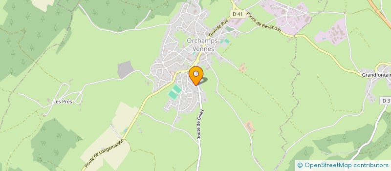 localisation de l'entreprise MONSIEUR DANIEL MAILLARD  BAUME-LES-DAMES