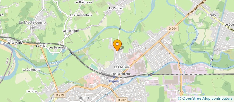 localisation de l'entreprise MONSIEUR DANIEL MAIRET à DIGOIN