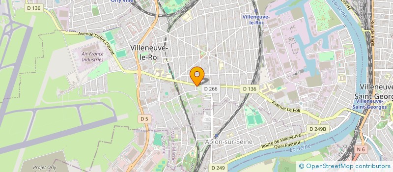localisation de l'entreprise MONSIEUR DANIEL MAJERU  VILLENEUVE-LE-ROI