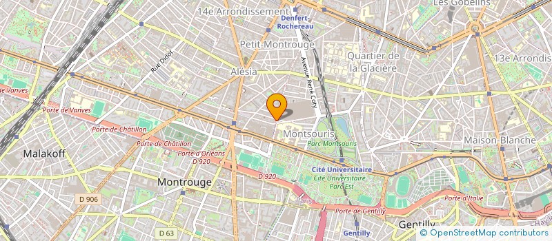 localisation de l'entreprise MONSIEUR DANIEL MAKONNEN  PARIS