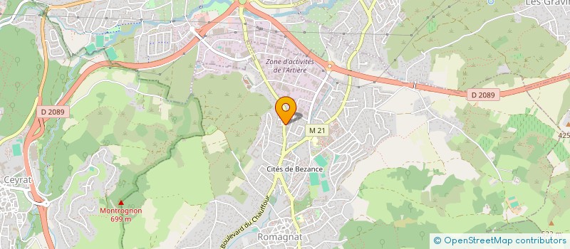 localisation de l'entreprise MONSIEUR DANIEL MALBET  ROMAGNAT