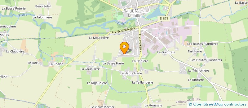 localisation de l'entreprise MONSIEUR DANIEL MALIGORNE  VALLONS-DE-L'ERDRE