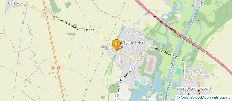 localisation de l'entreprise MONSIEUR DANIEL MALIK à MOY-DE-L'AISNE