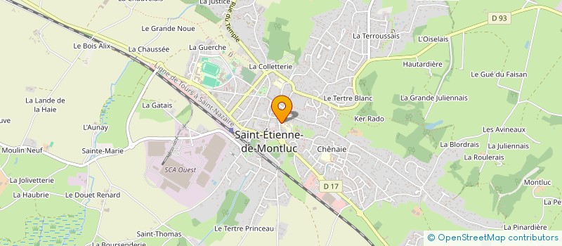 localisation de l'entreprise MONSIEUR DANIEL MALLEJAC  SAINT-ETIENNE-DE-MONTLUC