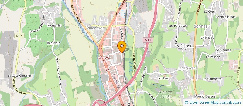 localisation de l'entreprise MONSIEUR DANIEL MALLET  CHAMBERY