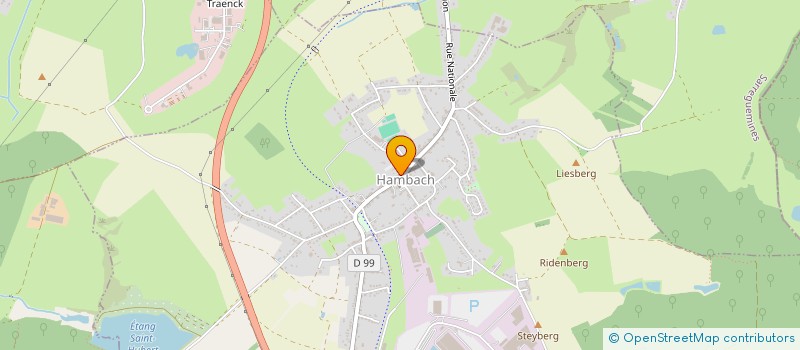 localisation de l'entreprise MONSIEUR DANIEL MAMEAUX  HAMBACH