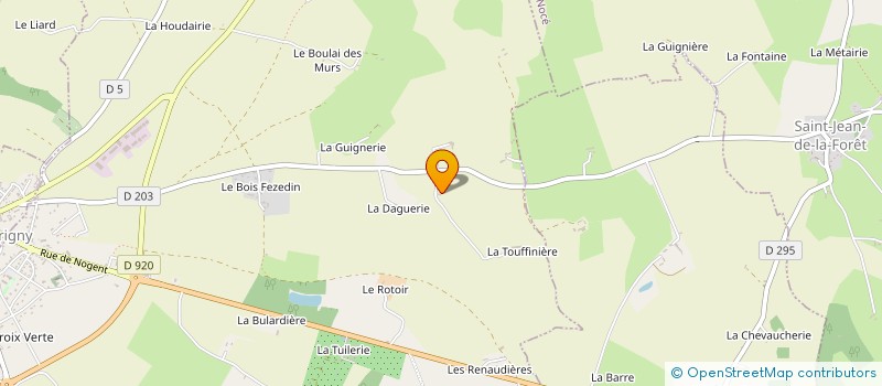 localisation de l'entreprise MONSIEUR DANIEL MANARANCHE à BELFORET-EN-PERCHE