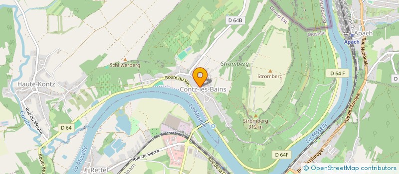 localisation de l'entreprise MONSIEUR DANIEL MANSION  CONTZ-LES-BAINS