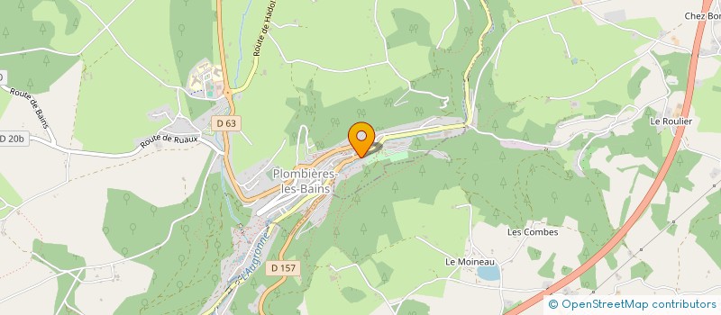 localisation de l'entreprise MONSIEUR DANIEL MANSUY  PLOMBIERES LES BAINS