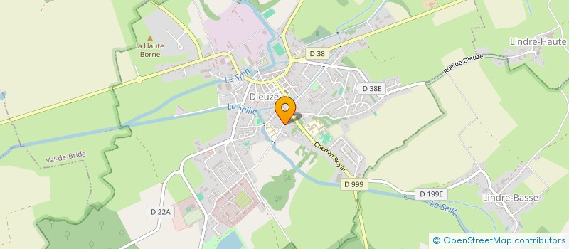 localisation de l'entreprise MONSIEUR DANIEL MANZI  DIEUZE