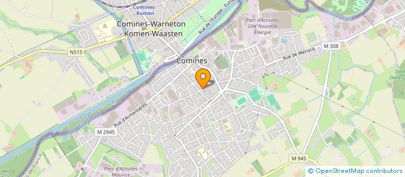 localisation de l'entreprise MONSIEUR DANIEL MARCHEALLS  COMINES