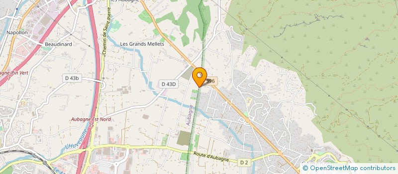 localisation de l'entreprise MONSIEUR DANIEL MARCHESCHI à AUBAGNE