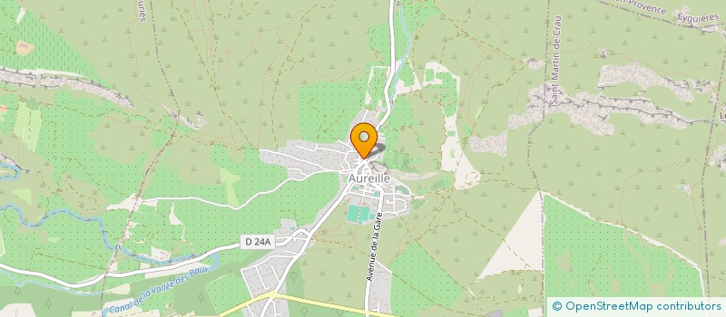 localisation de l'entreprise MONSIEUR DANIEL MARCO  AUREILLE