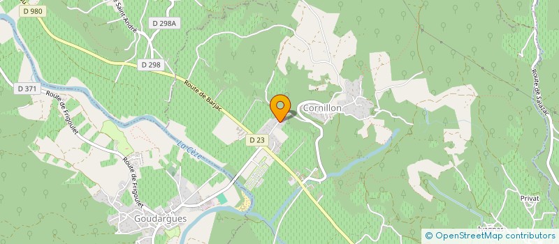 localisation de l'entreprise MONSIEUR DANIEL MARCONNET  CORNILLON