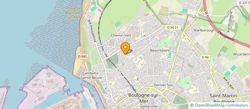 localisation de l'entreprise MONSIEUR DANIEL MARCOTTE à BOULOGNE-SUR-MER