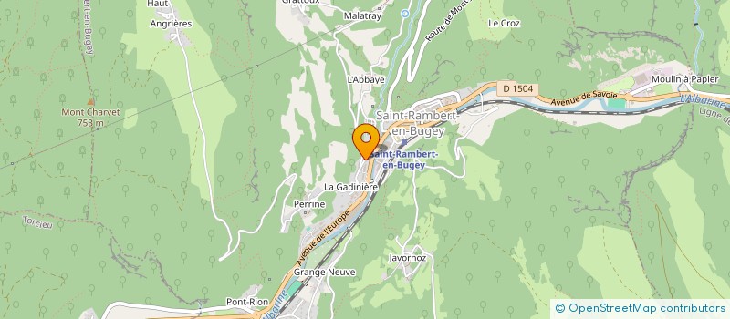 localisation de l'entreprise MONSIEUR DANIEL MARECHAL à SAINT-RAMBERT-EN-BUGEY