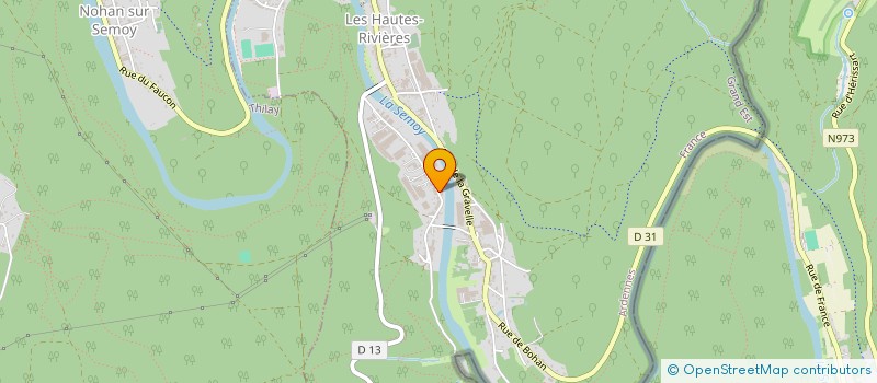 localisation de l'entreprise MONSIEUR DANIEL MARECHAL  LES HAUTES-RIVIERES