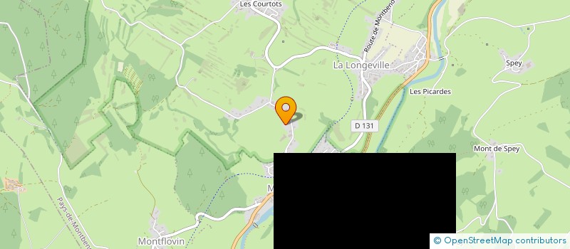 localisation de l'entreprise MONSIEUR DANIEL-MARIE DROZ-VINCENT  LA LONGEVILLE