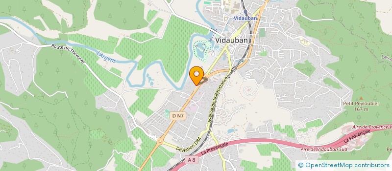 localisation de l'entreprise MONSIEUR DANIEL MARIEMA  VIDAUBAN