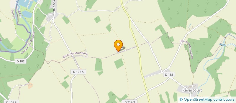 localisation de l'entreprise MONSIEUR DANIEL MARIERE à BEROU-LA-MULOTIERE